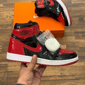 FIRST COPY Air Jordan Retro 1 Patent Bred For Men