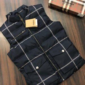 FIRST COPY BURBERRY IMPORTED HALF SLEEVES PUFFERS JACKET