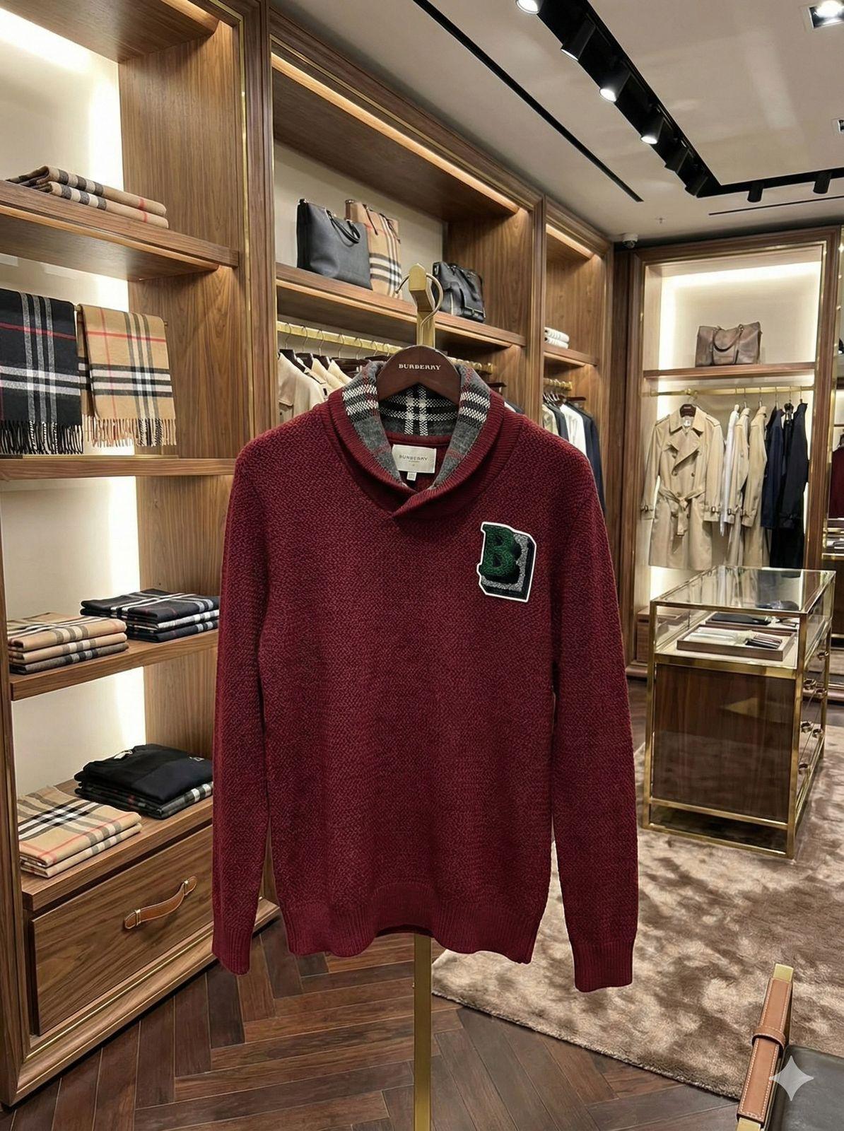 FIRST COPY BURBERRY IMPORTED SWEATER - Image 8
