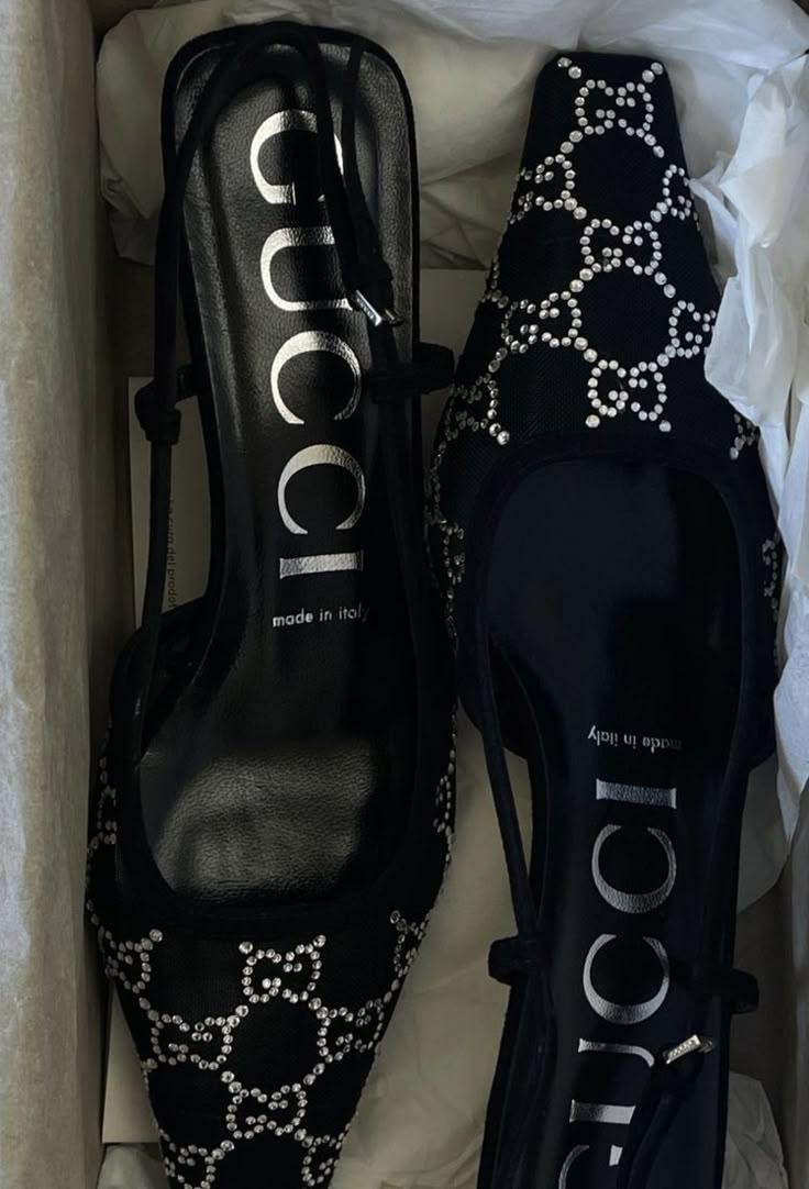 FIRST COPY Gucci GG crystal slingback pump - Image 3