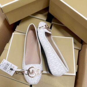 FIRST COPY MICHAEL KORS ballerina White