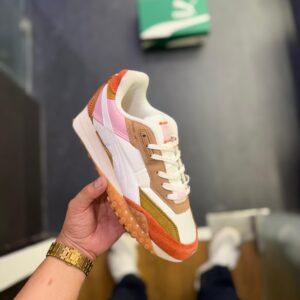 FIRST COPY PUMA BLACKTOP WHITE GREEN FOR MEN