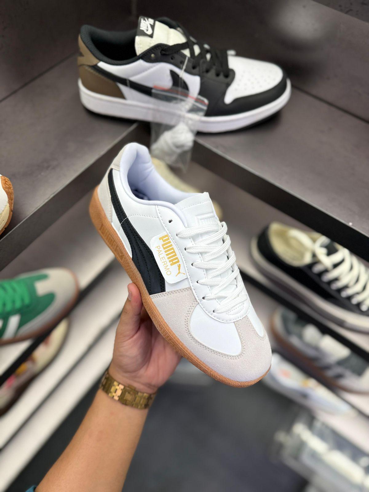 FIRST COPY PUMA PALERMO OG WHITE BLACK - Image 5