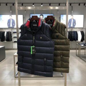 HUGO BOSS ORIGINAL IMPORTED FABRIC HALF JACKETS