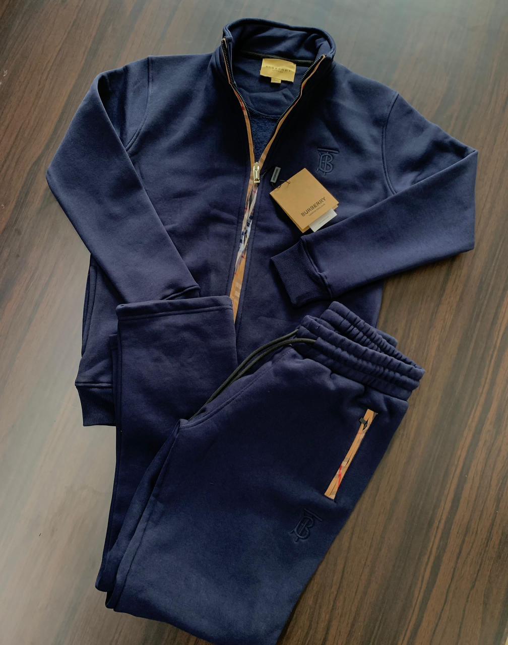 First Copy Burberry Exclusive Zipper Tracksuit for Men - Image 7