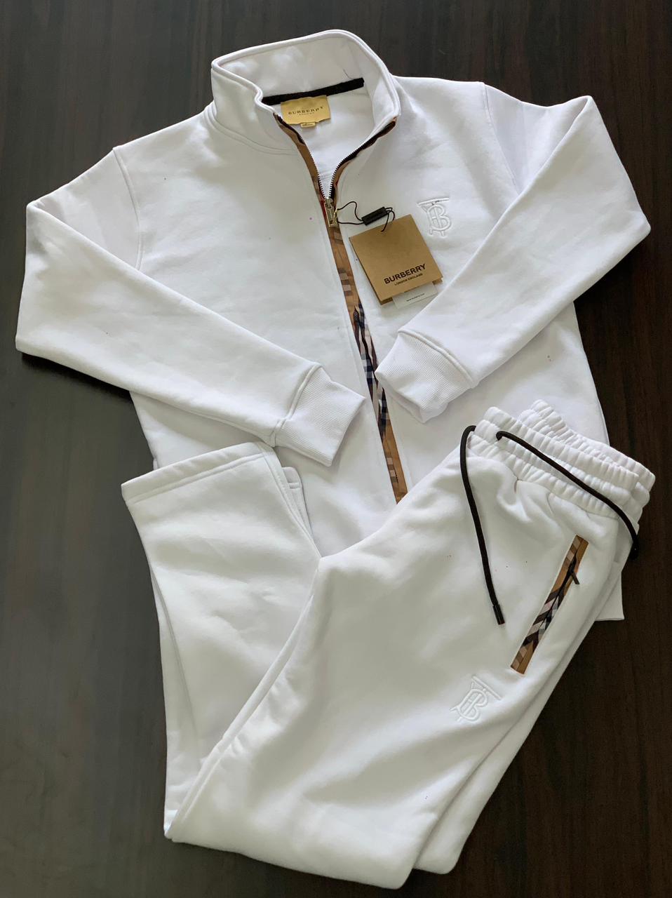 First Copy Burberry Exclusive Zipper Tracksuit for Men - Image 4