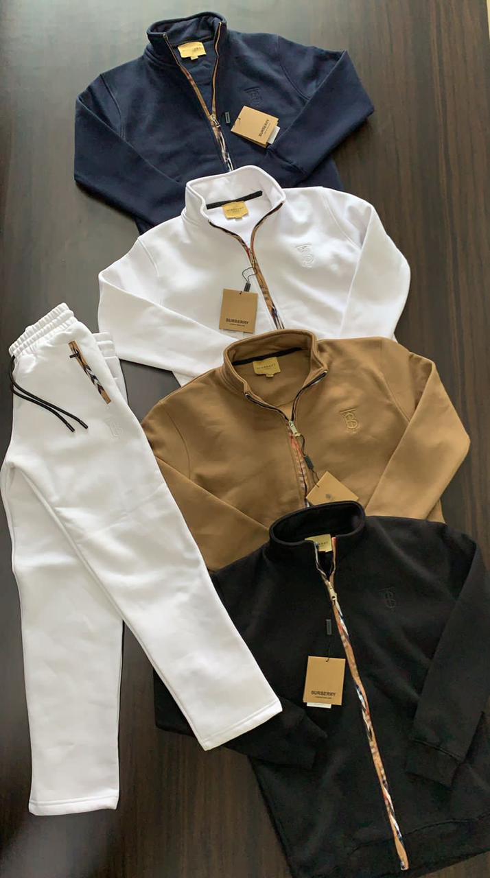 First Copy Burberry Exclusive Zipper Tracksuit for Men