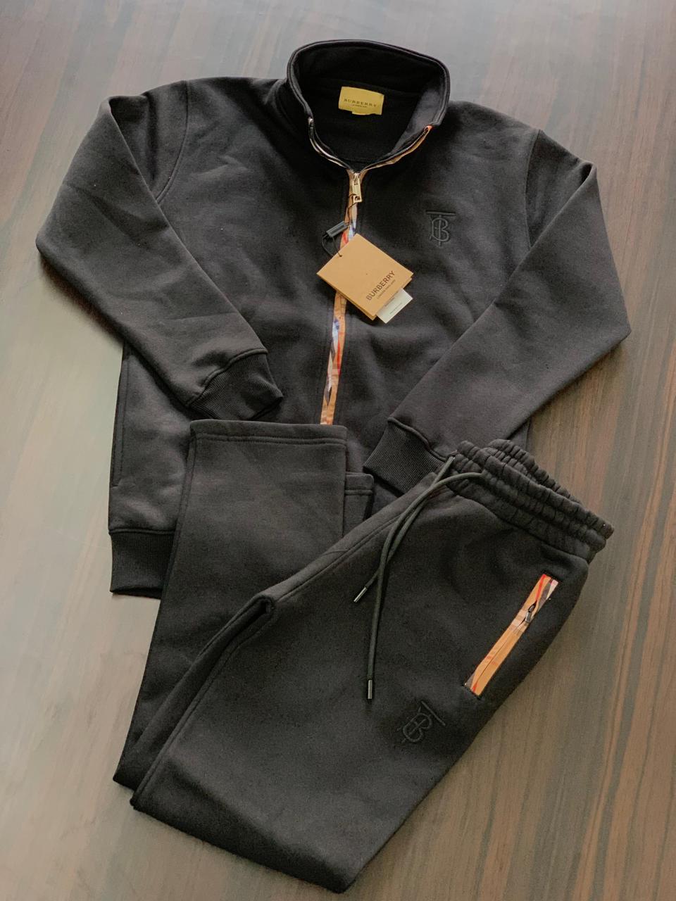 First Copy Burberry Exclusive Zipper Tracksuit for Men - Image 6