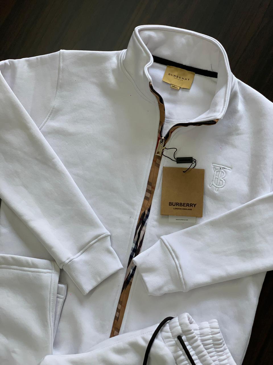 First Copy Burberry Exclusive Zipper Tracksuit for Men - Image 5